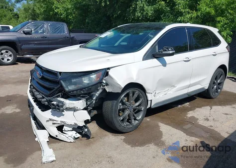 2015 Ford Edge Sport from USA, damaged, VIN 2FMTK4AP0FBB27280